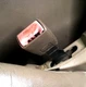 00 01 02 03 04 TOYOTA TUNDRA Left Driver Side Front Seat Belt Buckle Brown