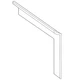 Genuine Nissan Back Panel Trim Insulator 79172-9FV0A