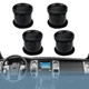4pcs Black Dashboard AC Heater Air Vent HVAC Vent Duct fits Ford F150 2004~2008