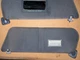 1987-96 Ford F150 F250 350 Bronco Driver Passenger Sun Visor Set W/Clip Grey OEM