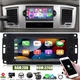 Car Stereo Radio Navigation Head Unit For Dodge Jeep Chrysler Carplay Camera NEW