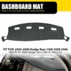 Car Gray Cover Dash Mat Pad For 02-2008 Dodge Ram 1500 2500 3500 LHD ANTI-GLARE