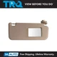 TRQ Right Ivory Sun Visor Fits 2010-2012 Toyota RAV4