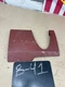 1979 1981 82 1986 FORD MUSTANG CAPRI ROUGH RED KNEE BOLSTER UNDER COLUMN TRIM 86