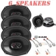 JBL Stage3 6x9" Front-Rear Speakers | JBL Club34F Dash for 2009-2025 Dodge RAM