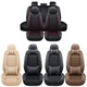 For Toyota Corolla Camry RAV4 Seat Covers Full Set 5 Seats Front Rear PU Leather