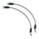 ATI EXTENDED BRAIDED BRAKE LINES - FRONT - FITS NISSAN NAVARA D40 D23 NP300 R51