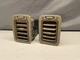 99 00 01 02 GMC  Chevrolet Center Dash AC Air Vent Duct Assembly OEM TAN QTY 2
