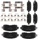 Complete Ceramic Brake Pads Kit F&R for Nissan LEAF 2014-17/Altima 2013-23 D905