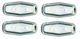 Seat Back Emblem Retainers 4 Piece Set AMD Fits Chevrolet Camaro W-920P
