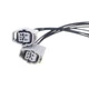 2pcs O2 oxygen Sensor Harness Connector Plug 90980-10869 For Toyota Lexus Subaru