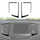 For Honda Ridgeline 2017-2023 Vinyl Black Central Console Air Outlet Vent Trim