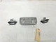 2012 HONDA CR-Z CRZ OVERHEAD CONSOLE DOME READING LIGHTS SET GRAY, OEM LOT3452