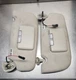 05-07 GMC Envoy XL XUV GM Front Left LH & Right RH Illuminated Sun Visor Beige
