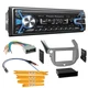Single DIN USB, AUX, Bluetooth AM/FM Car Radio Receiver for 2009-2013 Honda FIT