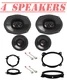 JBL STAGE3 6x9 & 6.5" coax Door Speakers & adapters for 2003-2022 Toyota 4Runner