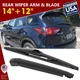 Rear Wiper Arm & Blade 852410E010 For 2004-2008 Lexus RX330 RX350 RX300 RX400