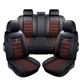 For Toyota RAV4 Full Set Leather Car Seat Cover 5-Seat Front + Rear Protectors