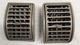 95-98 Chevy Silverado Suburban GMC Truck Pair Passenger TAN AC Heater Dash Vent 