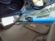 2014 Hyundai Veloster Driver Left Sun Visor Assembly Used 268-11601L
