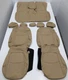 For Toyota RAV4 XLE Limited 2019-2025 Tan Leather Seat Covers W263