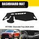Dash Mat Dashboard Cover Pad For Chevy Trax 2024 2025 Inner Dashmat Accessories