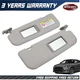 Left & Right Driver & Passenger Sun Visor Gray For 2012-2015 Hyundai Veloster
