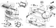 Genuine Honda Outlet Assembly Center *NH693L* (Gun Metallic) 77611-TA5-A01ZA