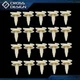 20Pcs Nylon Door Panel Clips Fit For GM Chevy Pontiac Buick Oldsmobile Cadillac