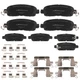 Complete Ceramic Brake Pads Kit F&R for Nissan LEAF 2014-17/Altima 2013-23 D905