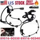 2PCS Front ABS Wheel Speed Sensor Wire Harness Kit L+R For Toyota Sequoia Tundra