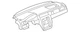 Genuine GM Ebony Instrument Panel 23224742