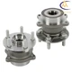 Pair Timken Rear Wheel Bearing Hub For 2009-2014 Subaru Legacy Outback Impreza