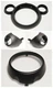 Front Center/Side Dashboard Vent Screen Ring Shifter Trim Cover Mini R60 Black