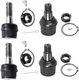 Detroit Axle - 4WD Front 4pc Ball Joints for Ford F-250 F-350 F-450 F-550 Excurs