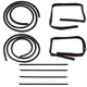 Rubber Door Weatherstrip Seal Kit Set for 83-94 Chevy S10 Blazer GMC S-15 Jimmy