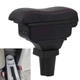 Double layer Adjustable  Armrest Box For HONDA CR-Z CRZ Seat Storage Box Console