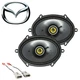 Mazda MX6 1993-1997 Kicker 6x8" Front Speaker Replacement Kit
