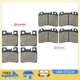 Front & Rear Ceramic Brake Pads Set For 1990-1993 Mercedes-Benz 500SL XH