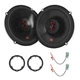 JBL Stage 3627F 6.5" Car Speakers w/ Kit for Honda Accord 08-22 & Civic 06-21