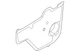 Genuine Nissan Door Water Deflector 80861-6RA0A