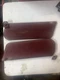 87 - 96 Ford Bronco F-150 F-250 F-350 Driver And Passenger Sun Visor Set red