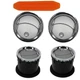 Dash AC Vents Silver Air Vent for Ford F-150 Lincoln Mark LT 04-08 8L3Z-19893-BA