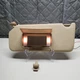 Honda Accord Tan Sun Visor Driver Side 2012-2008 OEM Vanity Mirror Light Tested