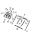 Genuine Mopar Floor Pan Cross-Member 68342044ab