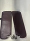OEM 1981&ndash;1993 Dodge Ram & Ramcharger Sun Visor Pair &ndash; Dark Maroon Vinyl LH RH