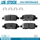 For Nissan Altima Maxima Rogue Murano Sentra Leaf Quest Rear Ceramic Brake Pads