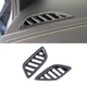 Carbon Fiber Dashboard Air Outlet Vent Cover Trim For Volkswagen ID.4 2021 2022