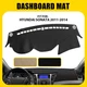 For Hyundai Sonata 2011-2014 Leather Dashboard Pad Dash Cover Mat Leather