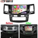 Android 15 Car Stereo Radio GPS Navi Carplay For Toyota Fortuner Hilux 2005-2014
